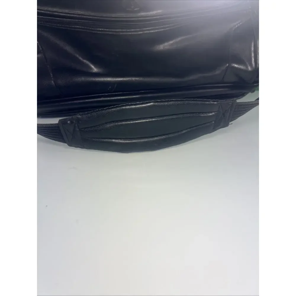Avenues America: vintage harness leather laptop briefcase
